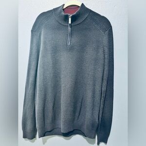 Ted Baker Charcoal Zip-Up Sweater